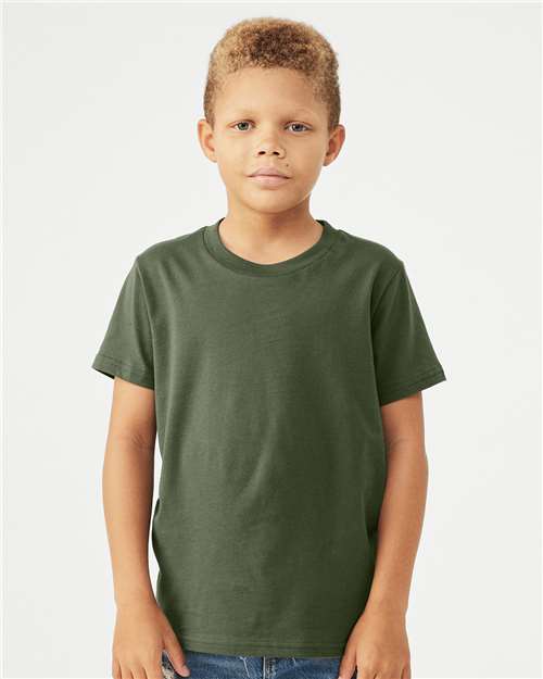 Youth Jersey Tee - Military Green - We Print U Press DTF Transfers