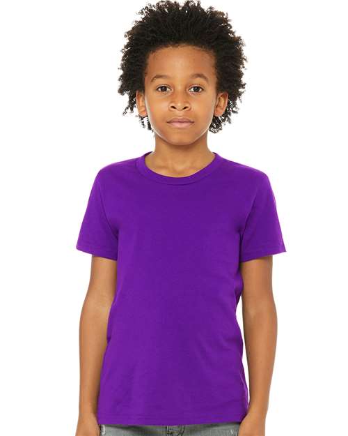 Youth Jersey Tee - Team Purple - We Print U Press DTF Transfers