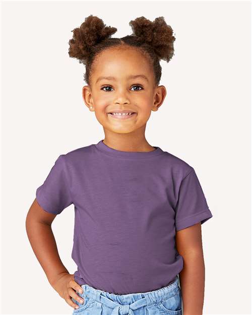 Toddler Jersey Tee - Heather Team Purple