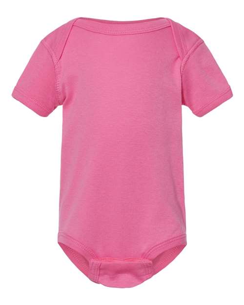 Infant Baby Rib Bodysuit - Raspberry