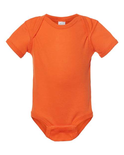 Infant Baby Rib Bodysuit - Orange