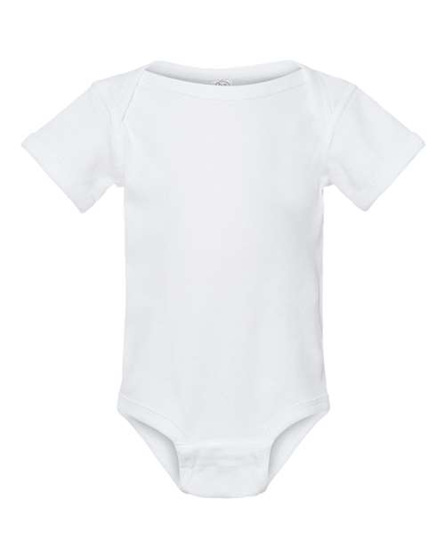 Infant Baby Rib Bodysuit - White