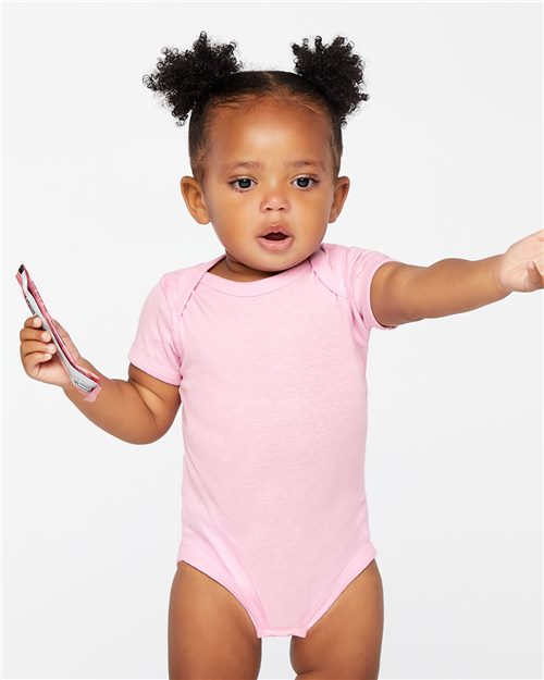 Infant Baby Rib Bodysuit - Apple