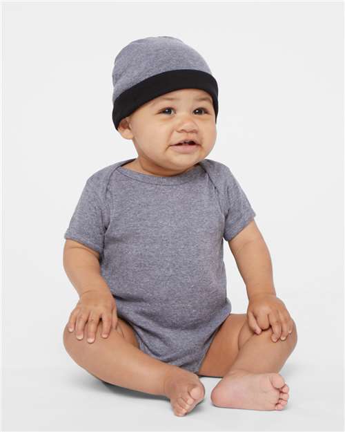Infant Baby Rib Bodysuit - Granite Heather