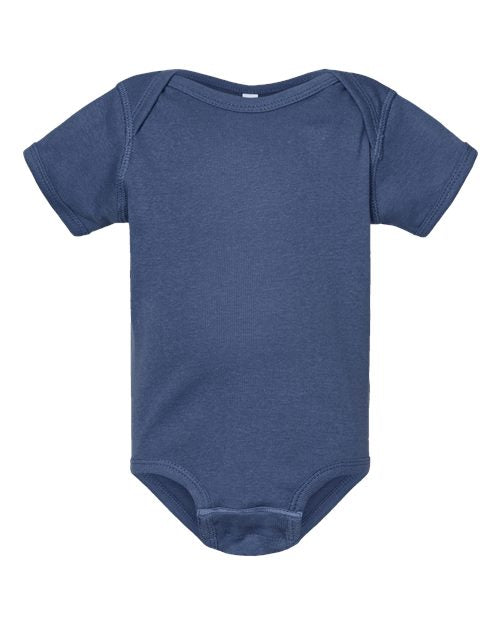 Infant Baby Rib Bodysuit - Indigo