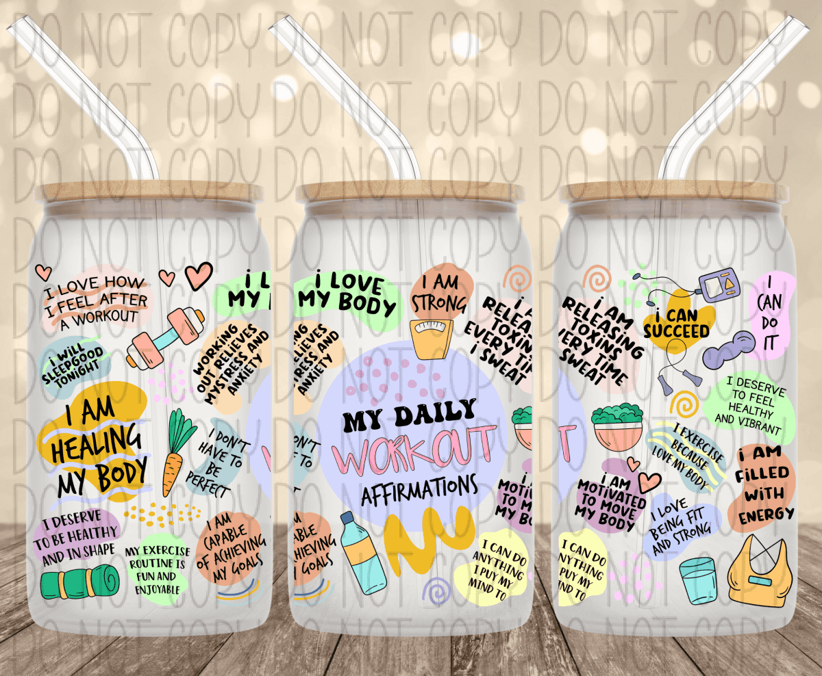 My Daily Workout Affirmations Wrap